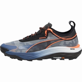 Puma Voyage Nitro 3 Mens Trail Running Shoes - Blue Puma sport shoes with bold branding