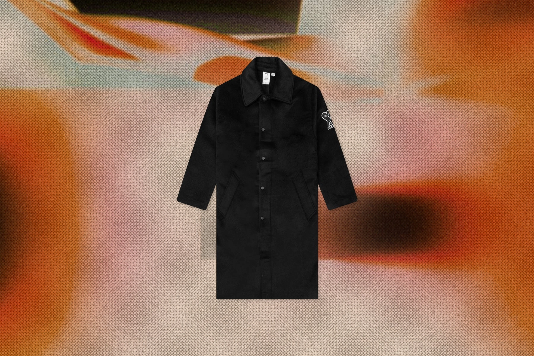 Puma x AMI Coat - Black Puma Suede Street Sneakers