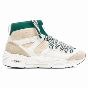 Puma x AMI Trc Blaze Mid - White Puma sneakers for casual streetwear