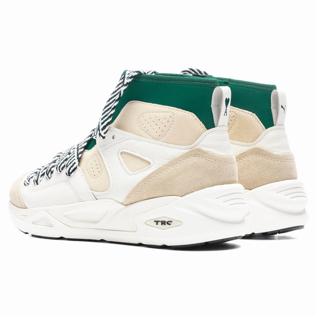Puma x AMI Trc Blaze Mid - White Puma Everyday Style Shoes