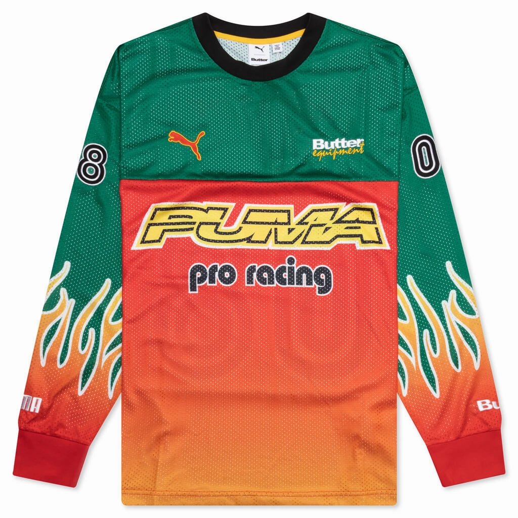 Puma x Butter Goods 15Y Jersey - For All Time Red Puma sneakers for casual streetwear