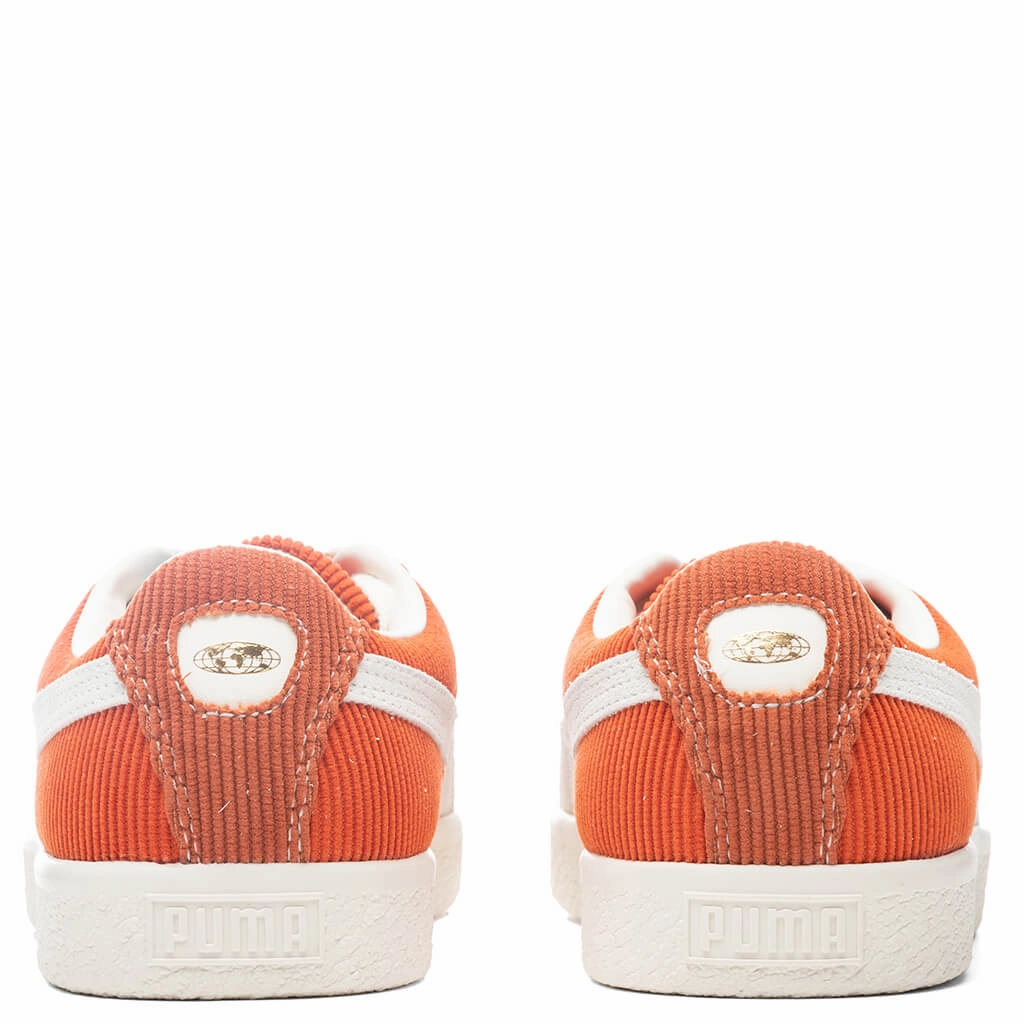 Puma X Butter Goods Basket VTG - Orange Puma Suede Street Sneakers