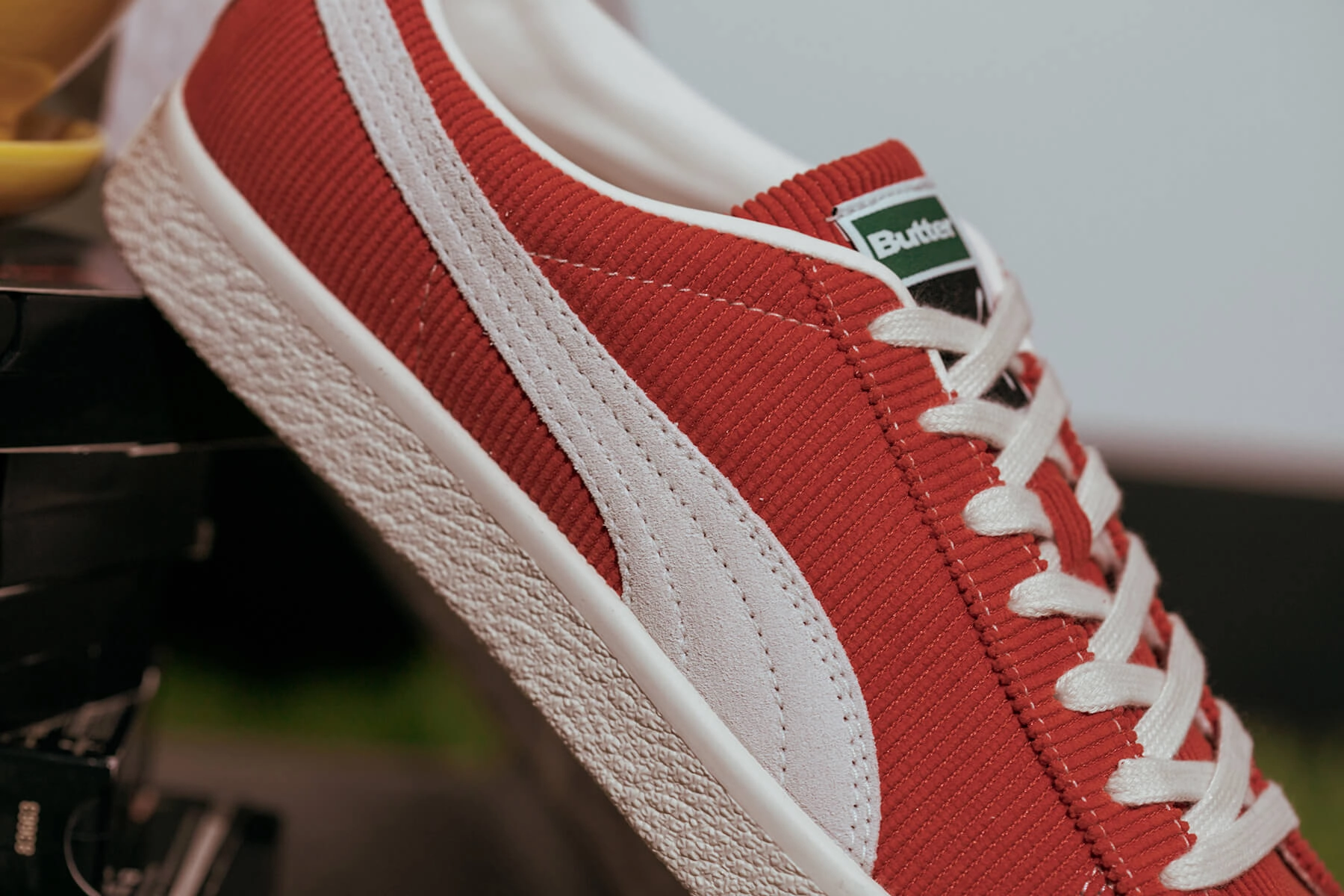 Puma X Butter Goods Basket VTG - Orange Puma Suede Street Sneakers