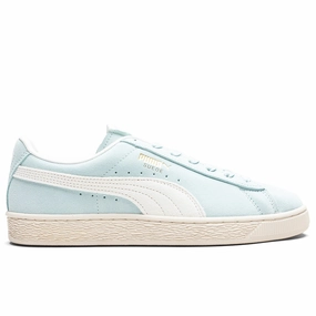Puma x Charles F. Stead Suede - Green/White Puma sneakers for casual streetwear