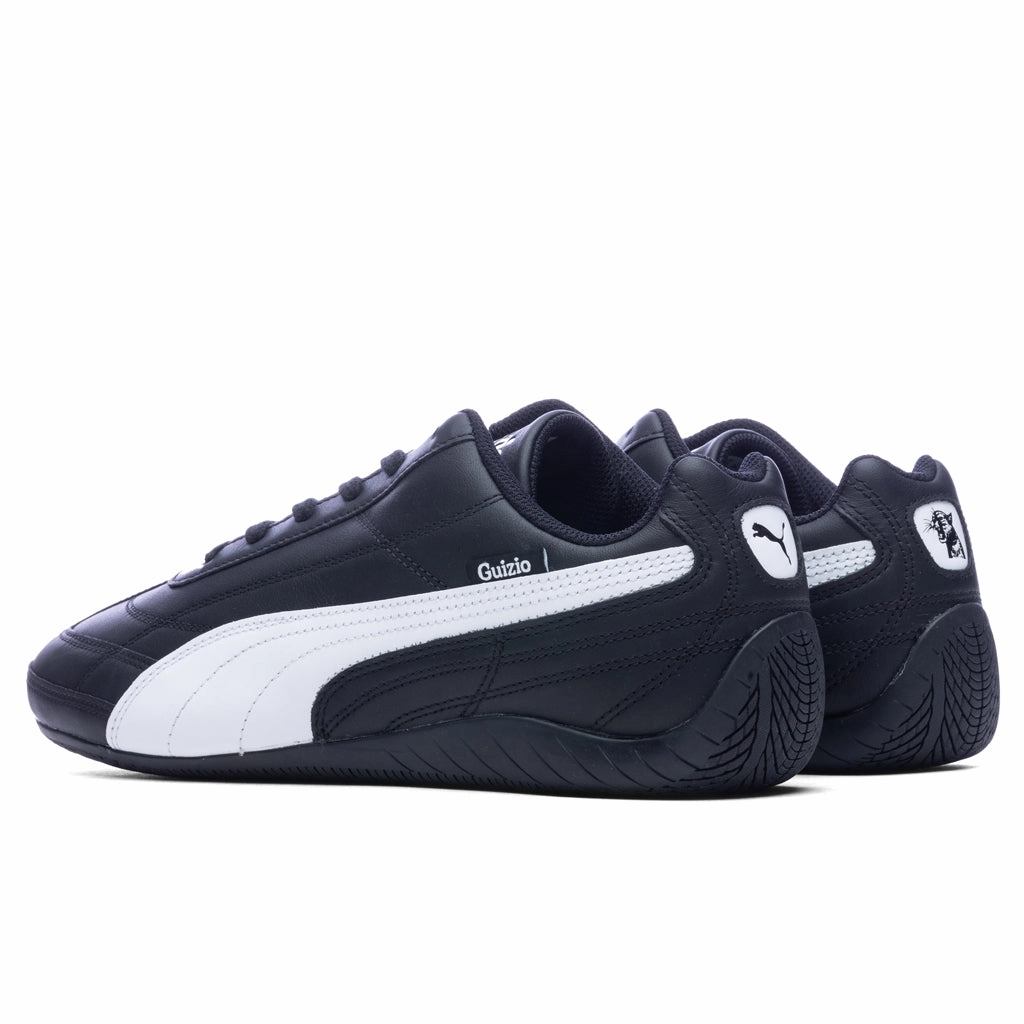 Puma x Danielle Guizio Leather Speedcat - Black/White Puma Everyday Style Shoes