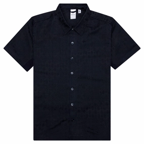 Puma x Dapper Dan S/S Shirt - Navy Puma shoes with suede and modern shape