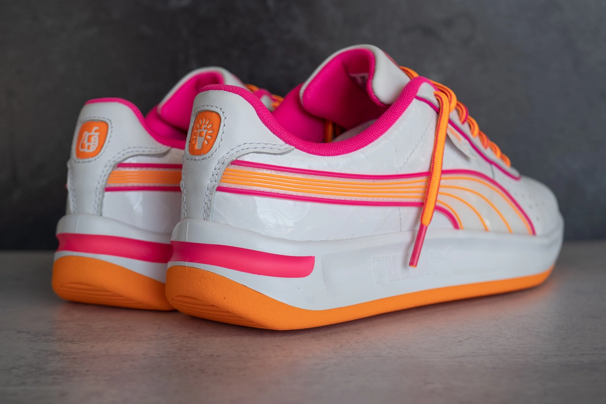 Puma x DUNKIN' GV Special Puma athletic shoe visuals