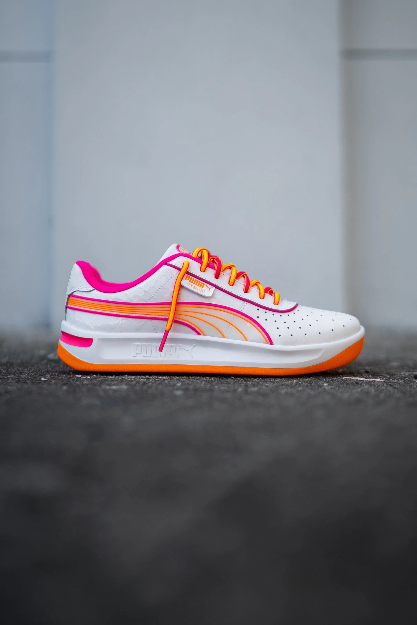 Puma x DUNKIN' GV Special Puma athletic shoe visuals