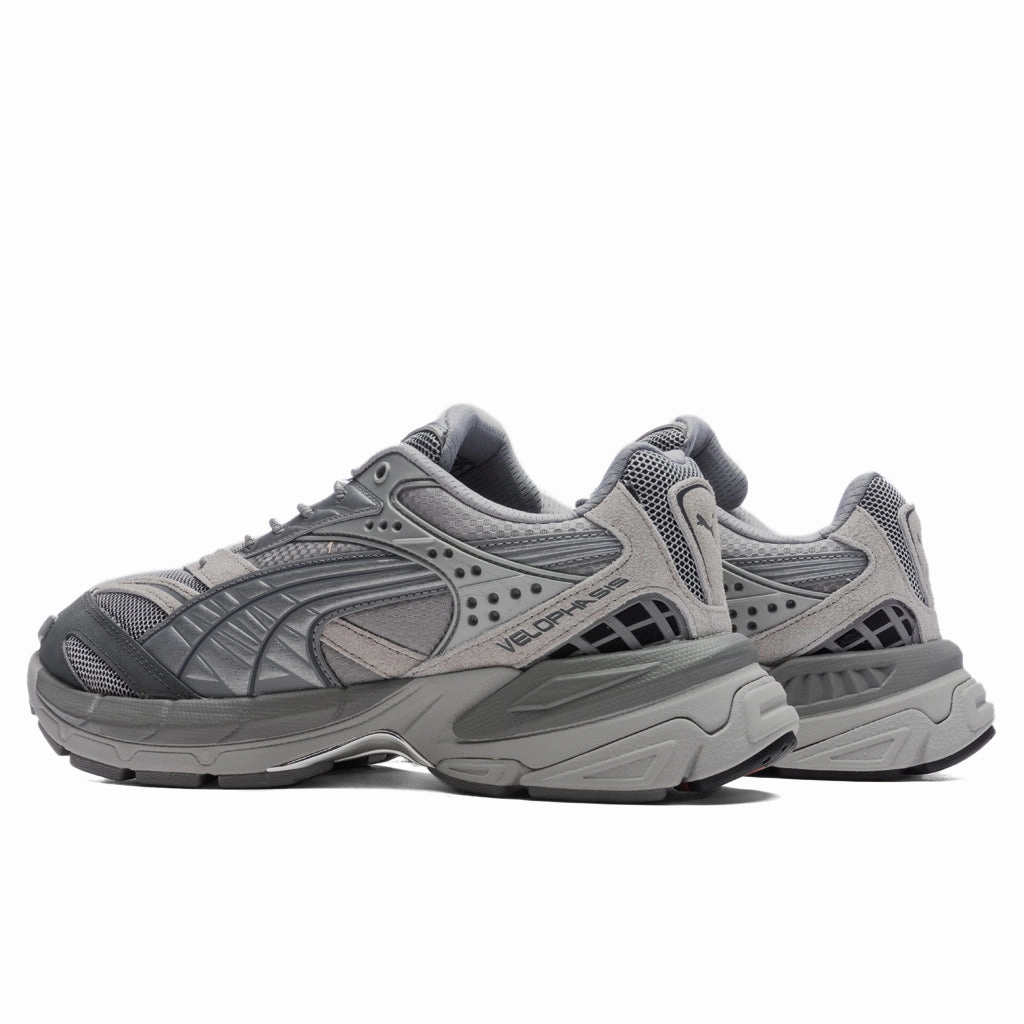 Puma x Feature Velophasis - Concrete Gray/Puma Aged Silver Puma Everyday Style Shoes