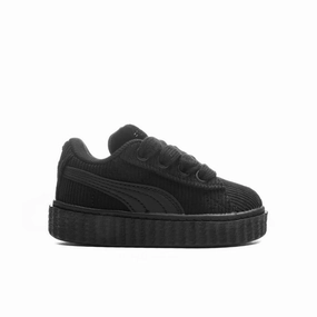 Puma x Fenty Creeper Phatty Corduroy (TD) - Black/Gold Puma sneakers for casual streetwear
