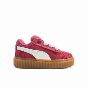 Puma x Fenty Creeper Phatty Corduroy (TD) - Club Red/Warm White/Gum Puma sneakers for casual streetwear