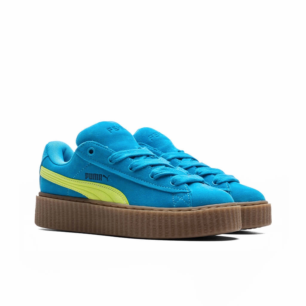 Puma x Fenty Creeper Phatty Juniors' - Speed Blue/Lime Pow/Gum Puma Everyday Style Shoes