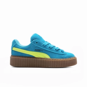 Puma x Fenty Creeper Phatty Juniors' - Speed Blue/Lime Pow/Gum Puma sneakers for casual streetwear