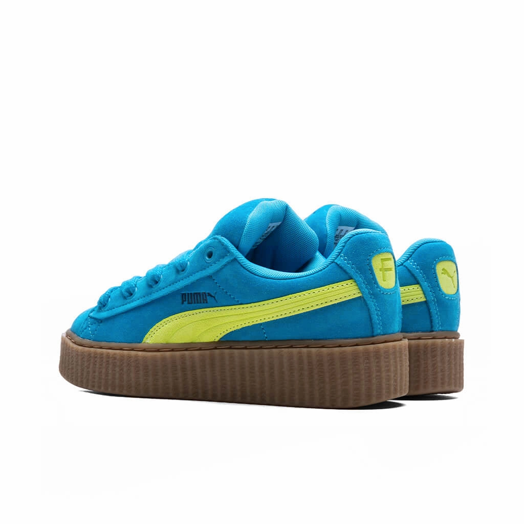 Puma x Fenty Creeper Phatty Juniors' - Speed Blue/Lime Pow/Gum Puma Everyday Style Shoes