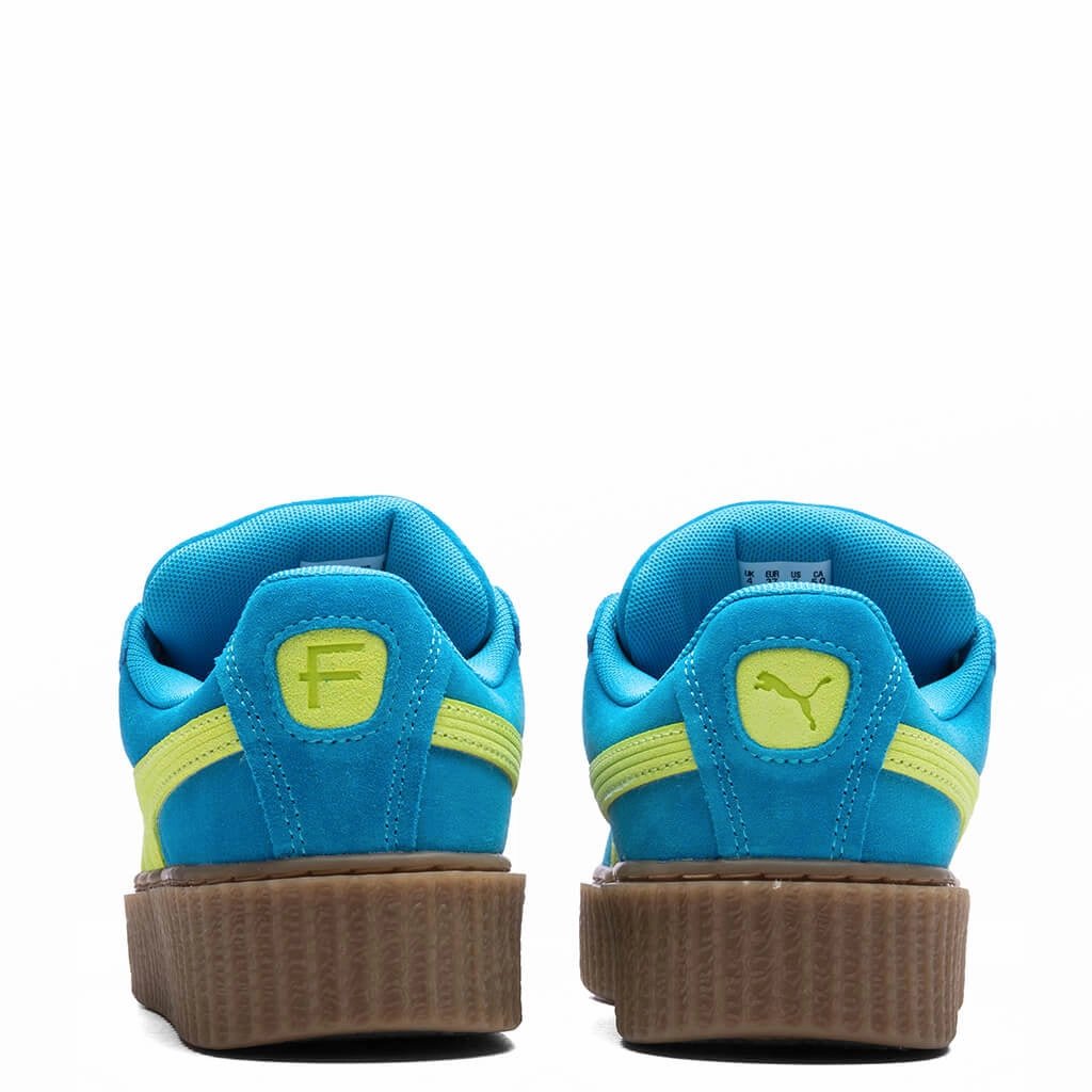 Puma x Fenty Creeper Phatty Juniors' - Speed Blue/Lime Pow/Gum Puma Everyday Style Shoes