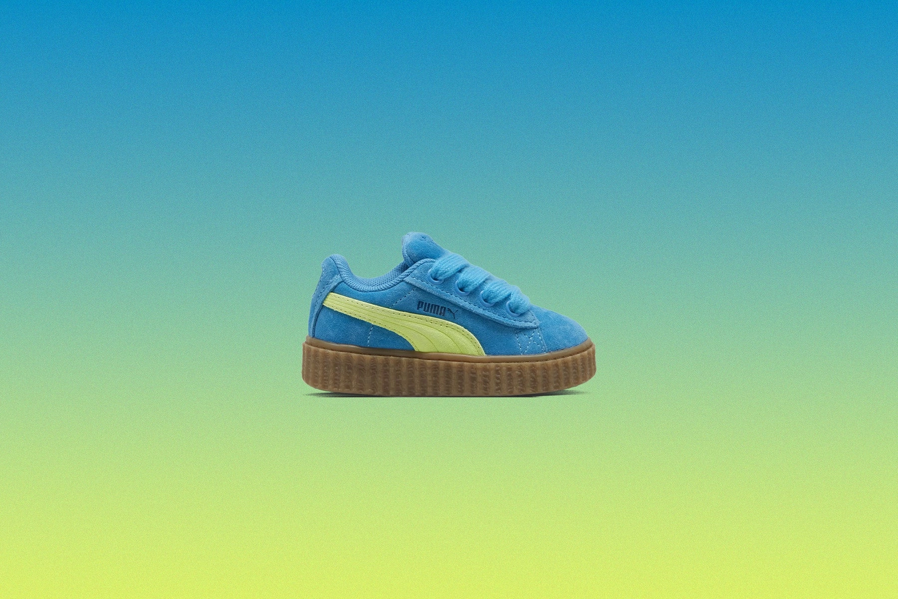 Puma x Fenty Creeper Phatty Toddlers' - Speed Blue/Lime Pow/Gum Puma Everyday Style Shoes