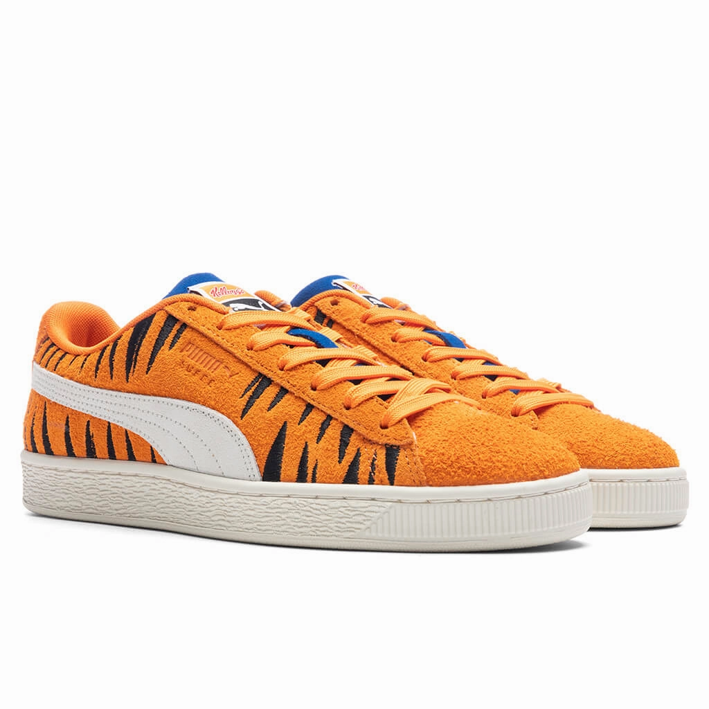 Puma x Frosted Flakes Suede - Flame Orange/Vaporous Grey Puma Everyday Style Shoes