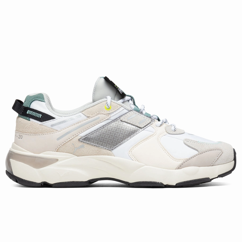 Puma x Helly Hansen LQD Cell Extol - Glacier Grey/Whisper White Puma shoes with suede and modern shape