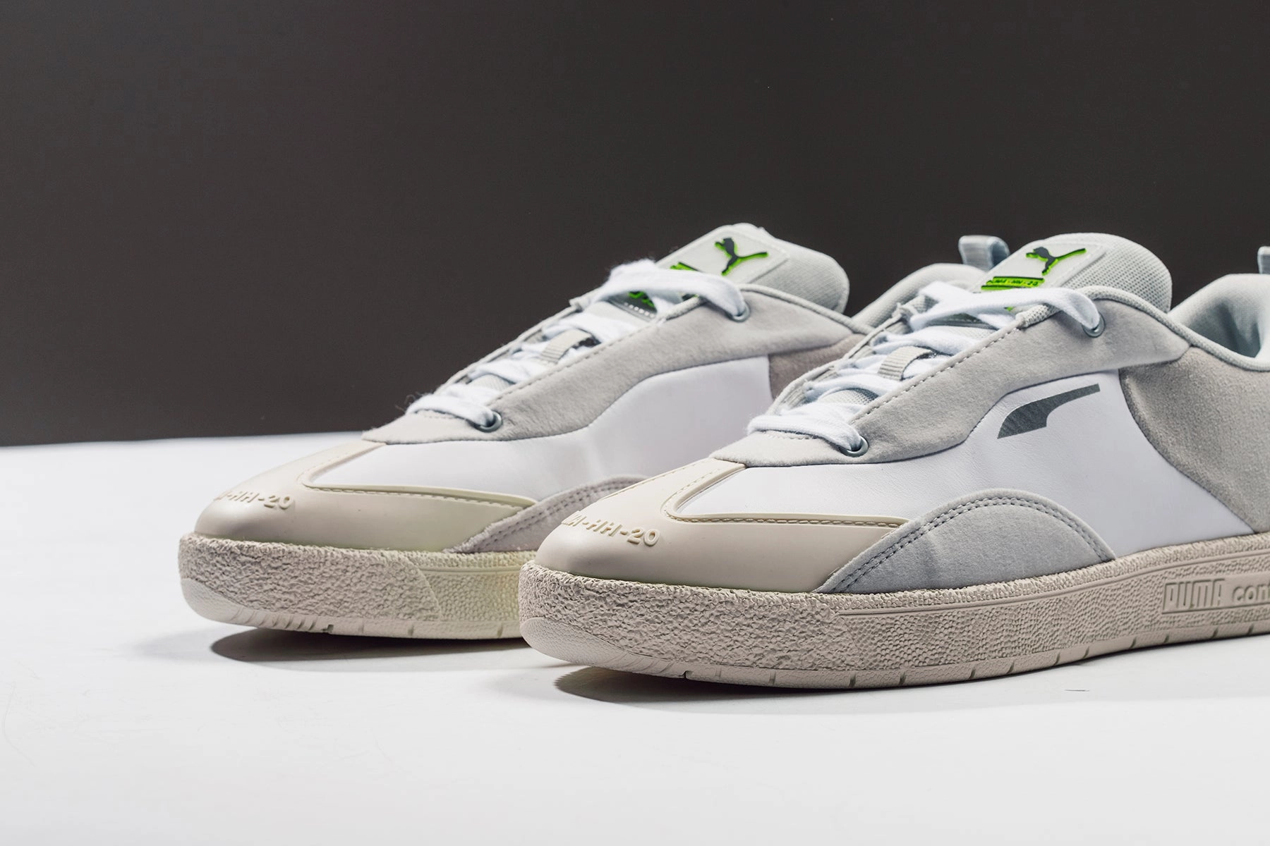 Puma x Helly Hansen Oslo-City - White/Glacier Grey Puma Suede Street Sneakers