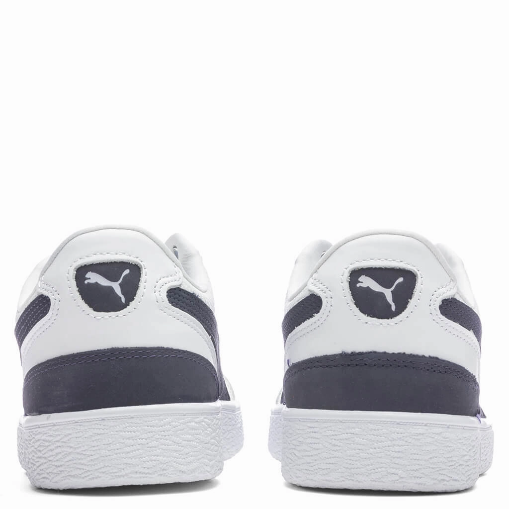 Puma x Hussle Way Ralph Sampson - White/Peacoat Puma Suede Street Sneakers