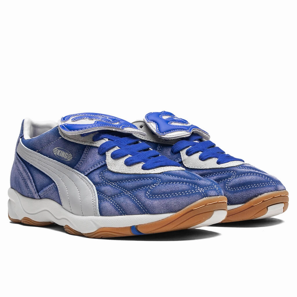 Puma x KidSuper King Indoor - Dart Blue/Grey Fog Puma Everyday Style Shoes