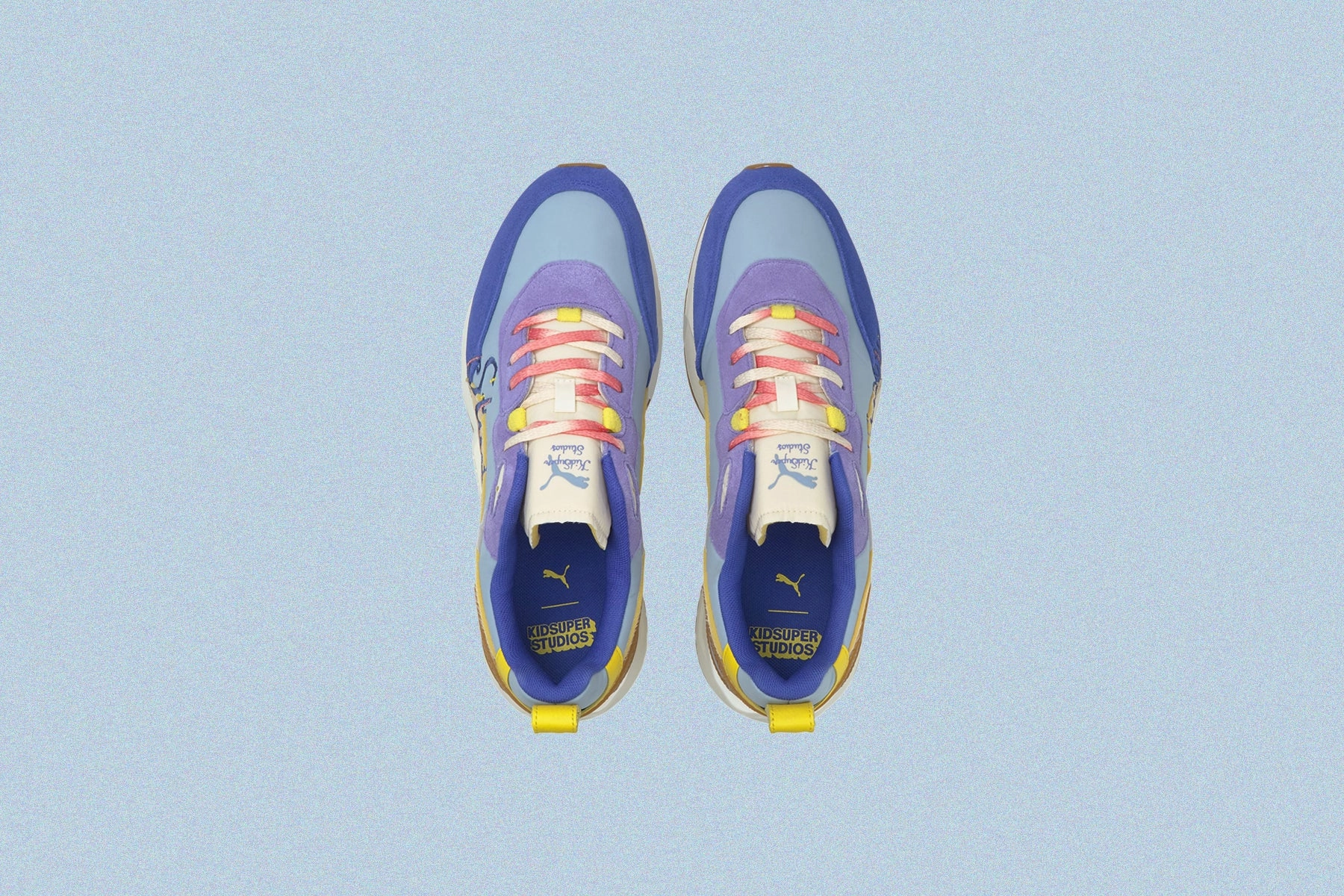 Puma x KidSuper Mirage Mox - Blue Puma Stripe Logo Trainers