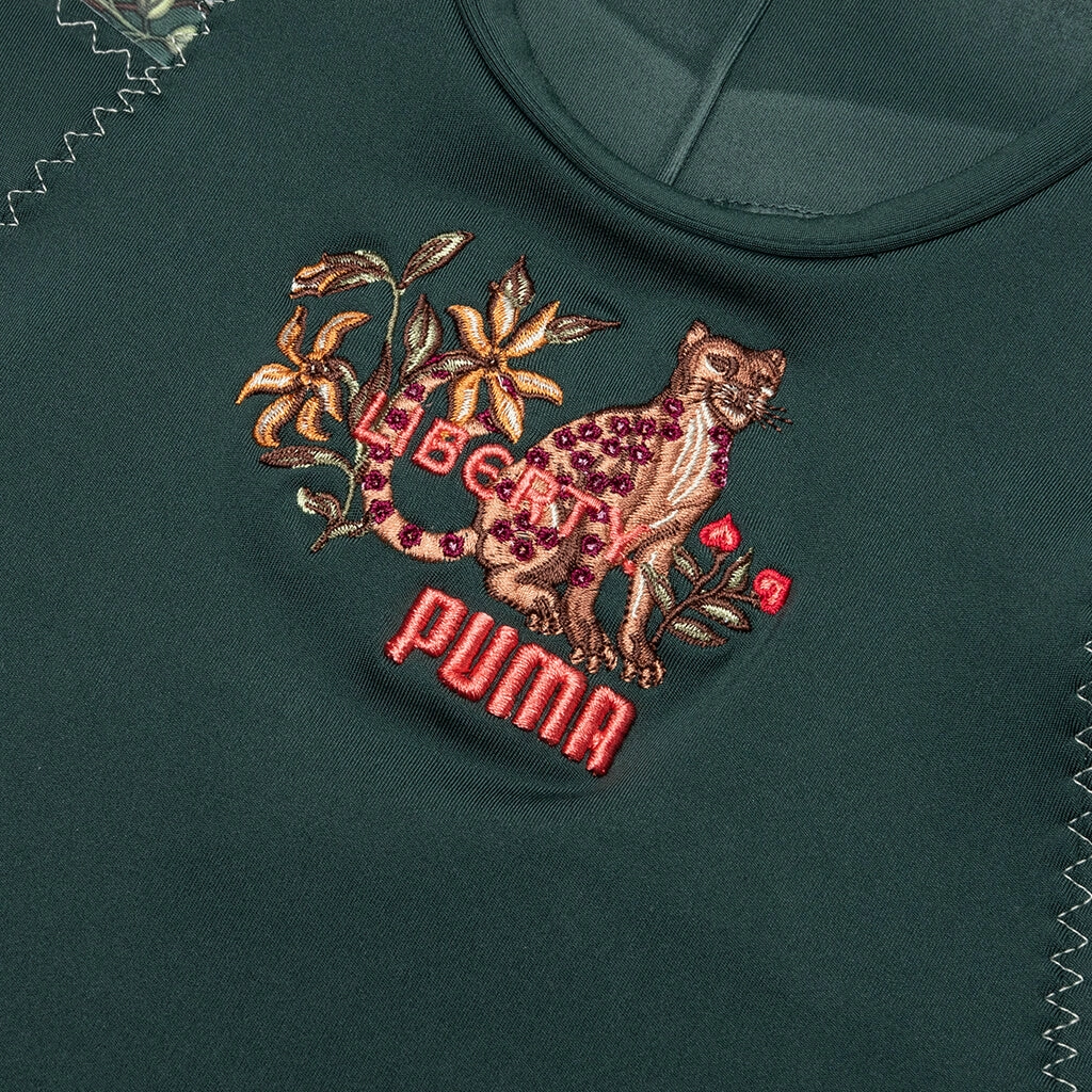 Puma x Liberty Forever Luxe Leotard - Green Puma Suede Street Sneakers