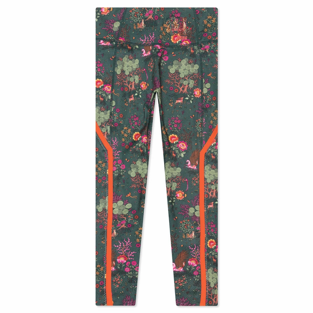 Puma x Liberty Women's Forever Luxe HW 7/8 Tight - Green Puma shoes with suede and modern shape