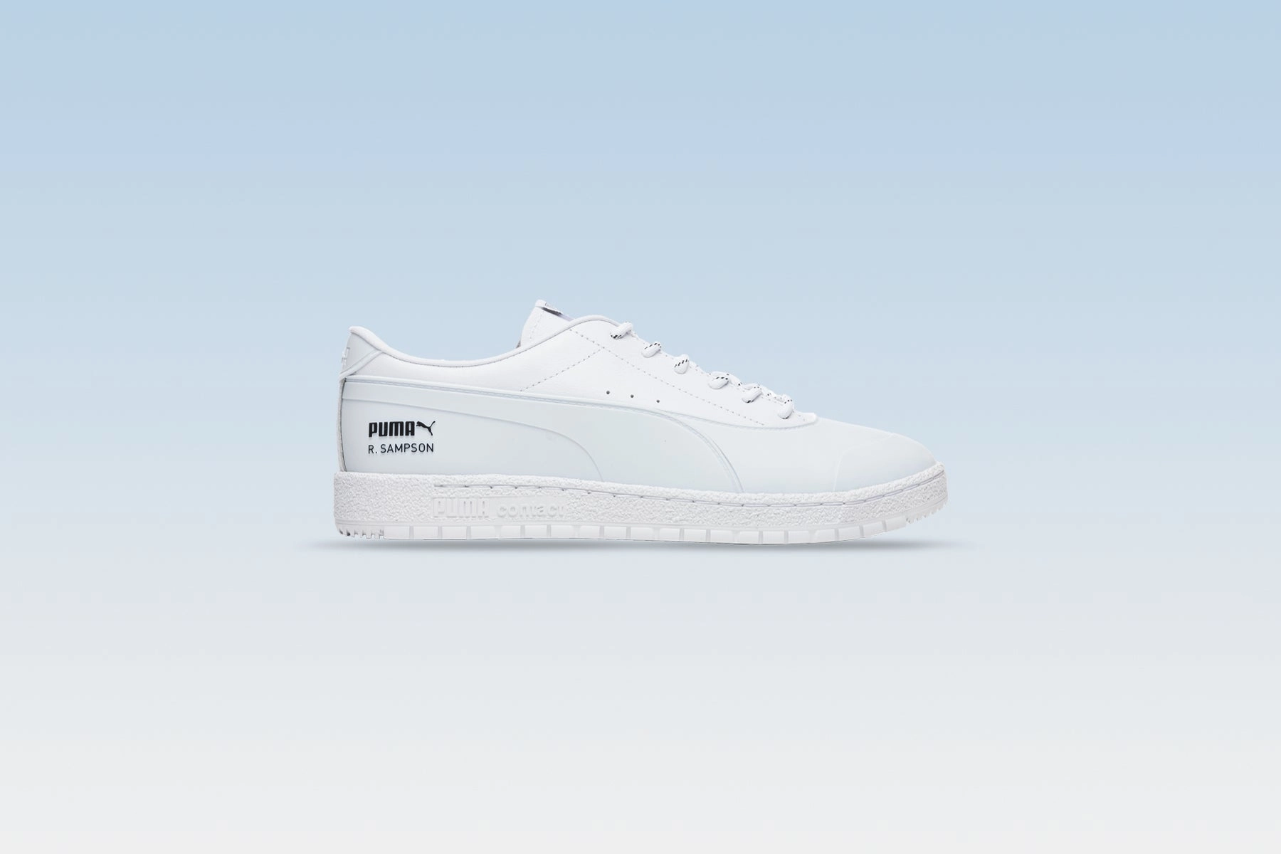 Puma x Maison Kitsune Ralph Sampson 70 - White Puma Suede Street Sneakers