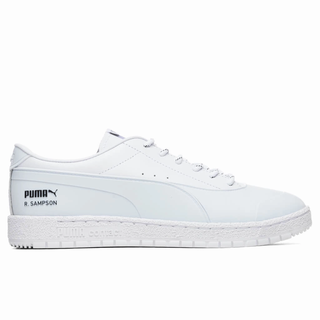Puma x Maison Kitsune Ralph Sampson 70 - White Puma shoes with suede and modern shape