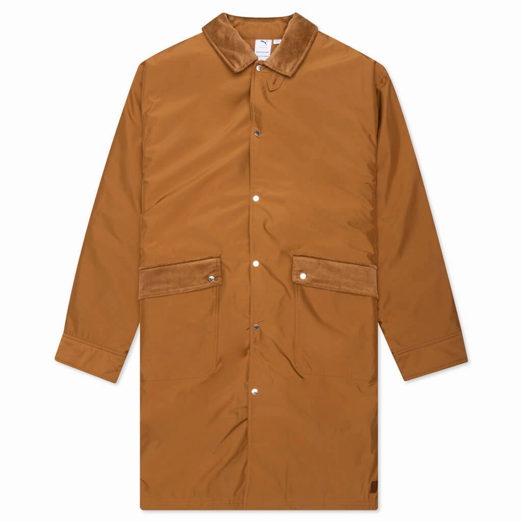 Puma x Maison Kitsune Trench Coat - Brown Puma shoes with suede and modern shape