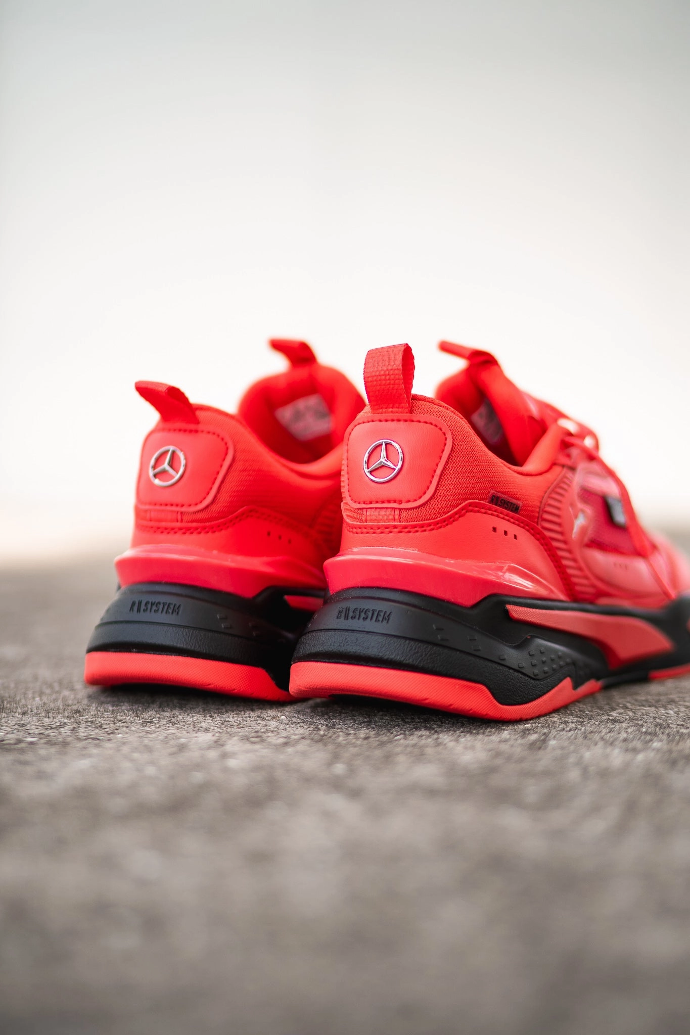 Puma x Mercedes Benz MAPF1 RS-Fast (Hibiscus) Puma athletic shoe visuals