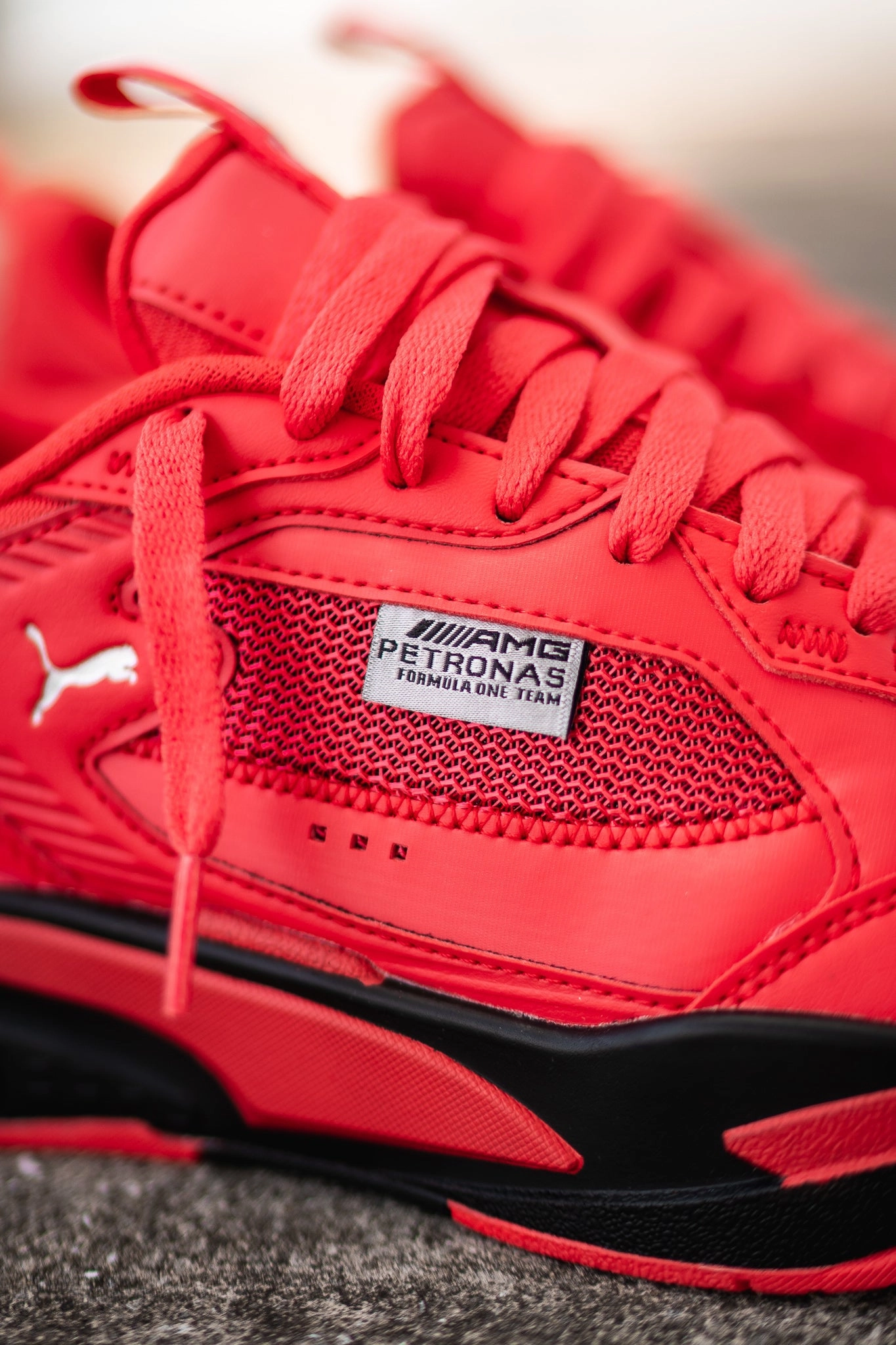 Puma x Mercedes Benz MAPF1 RS-Fast (Hibiscus) Puma athletic shoe visuals