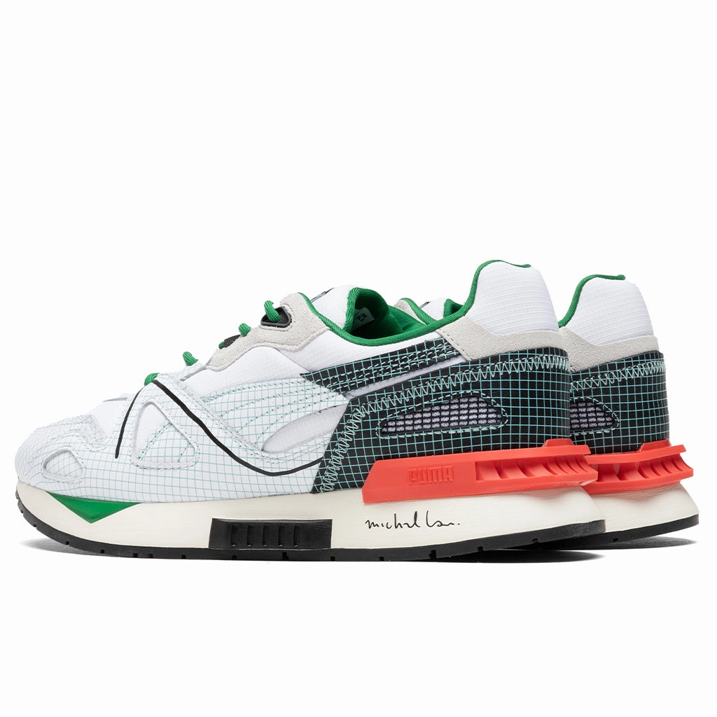 Puma x Michael Lau Mirage Mox - White Puma Suede Street Sneakers