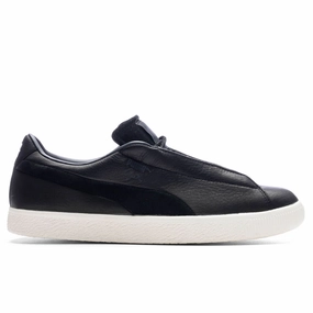 Puma x Nanamica Clyde GTX - Black Puma shoes with suede and modern shape