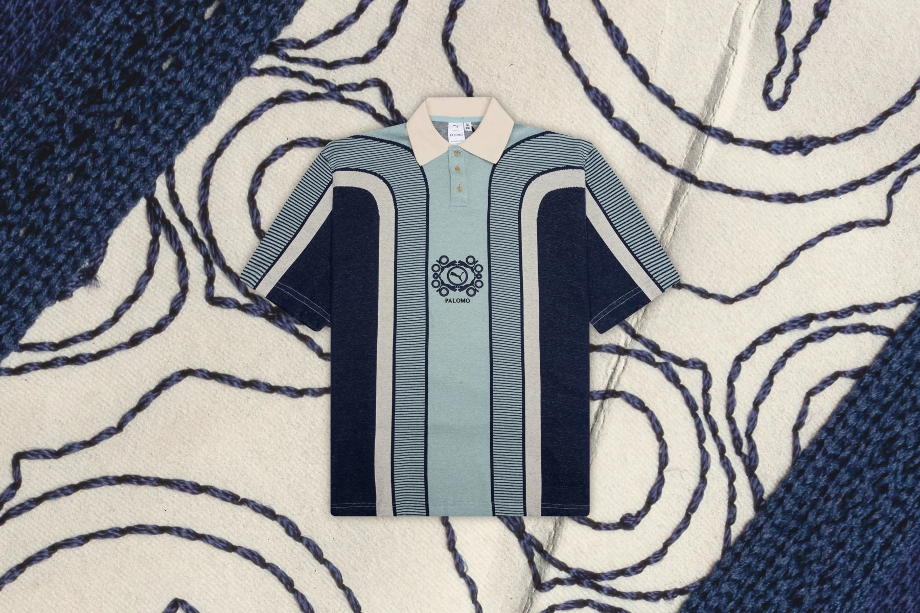 Puma X Palomo Polo - Blue Puma Stripe Logo Trainers