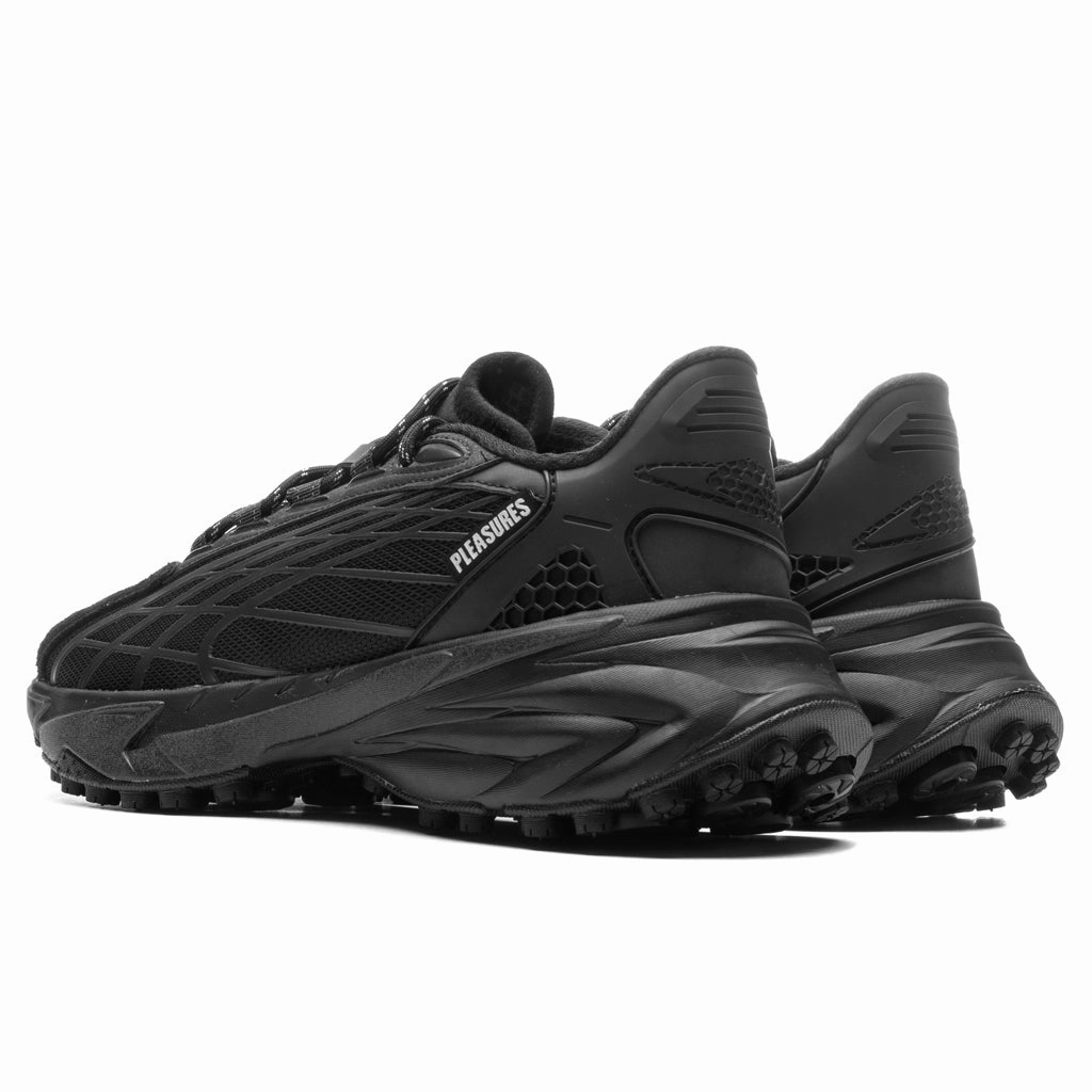 Puma x Pleasures Spirex - Black Puma Everyday Style Shoes