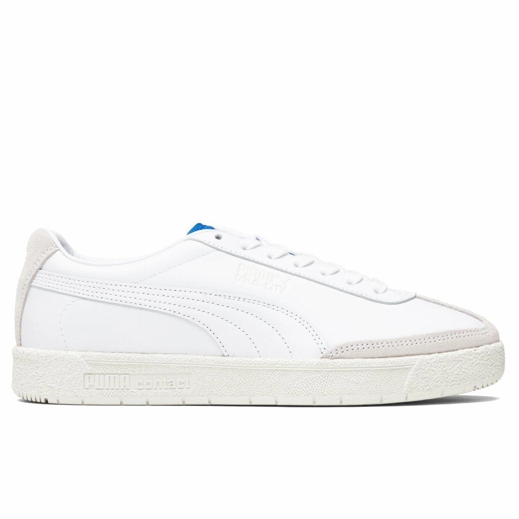 Puma x R. Dassler Legacy COL Oslo-City - White/Peacoat Puma trainers with bold stripe logo
