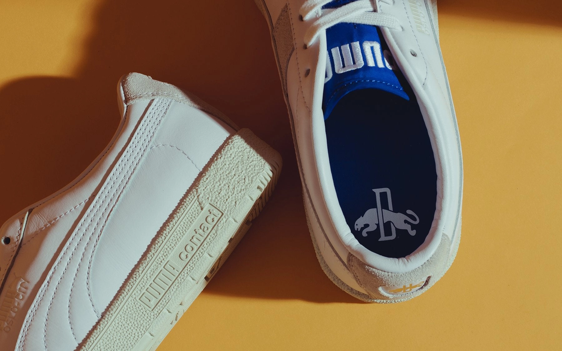 Puma x R. Dassler Legacy COL Oslo-City - White/Peacoat Puma Stripe Logo Trainers