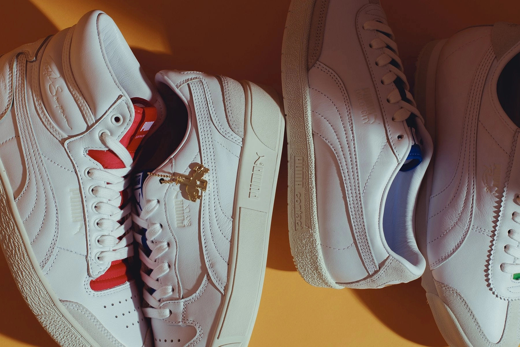 Puma x R. Dassler Legacy COL Oslo-City - White/Peacoat Puma Stripe Logo Trainers