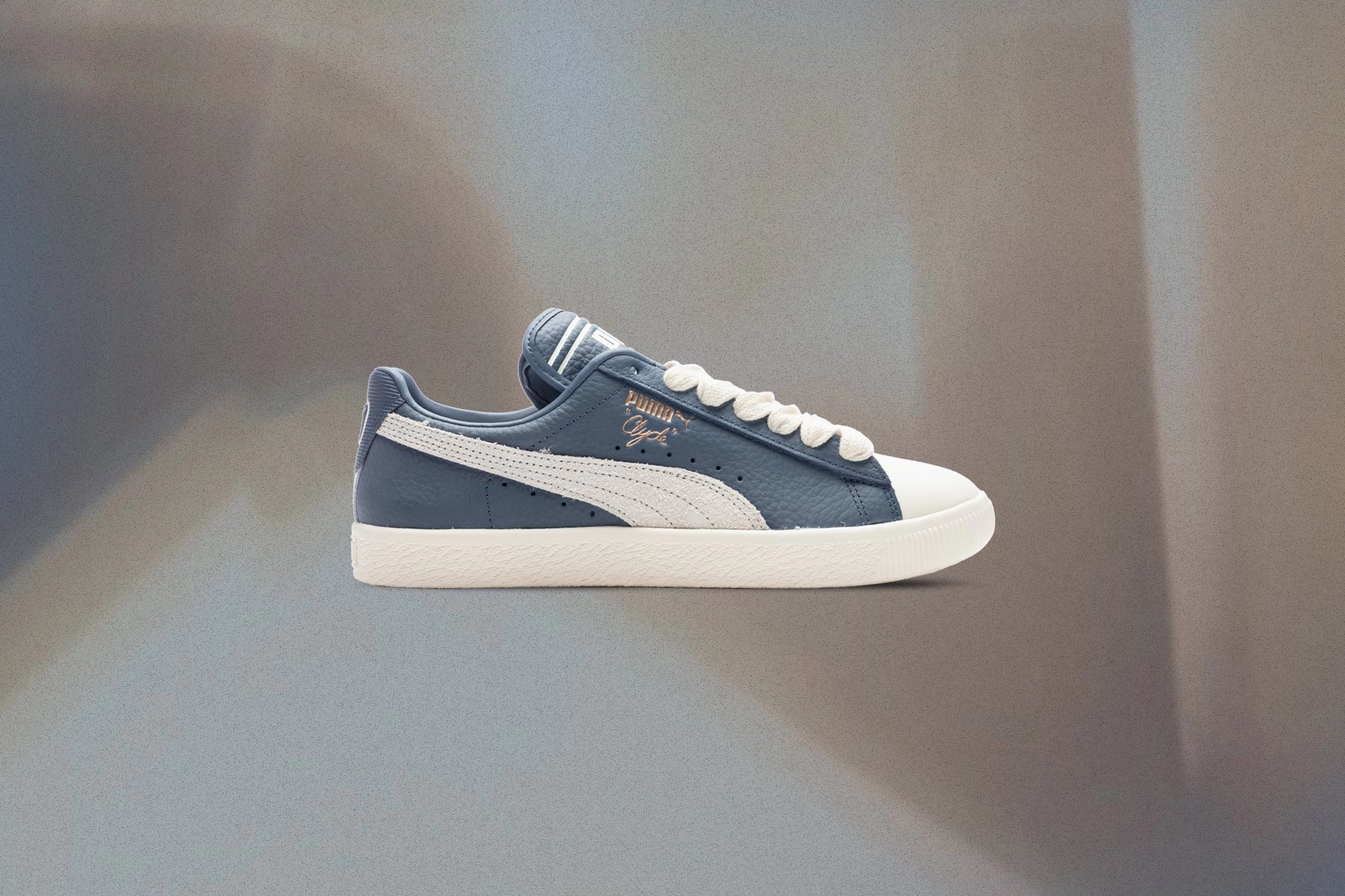 Puma x Rhuigi Clyde - Pristine/Inky Blue Puma Everyday Style Shoes