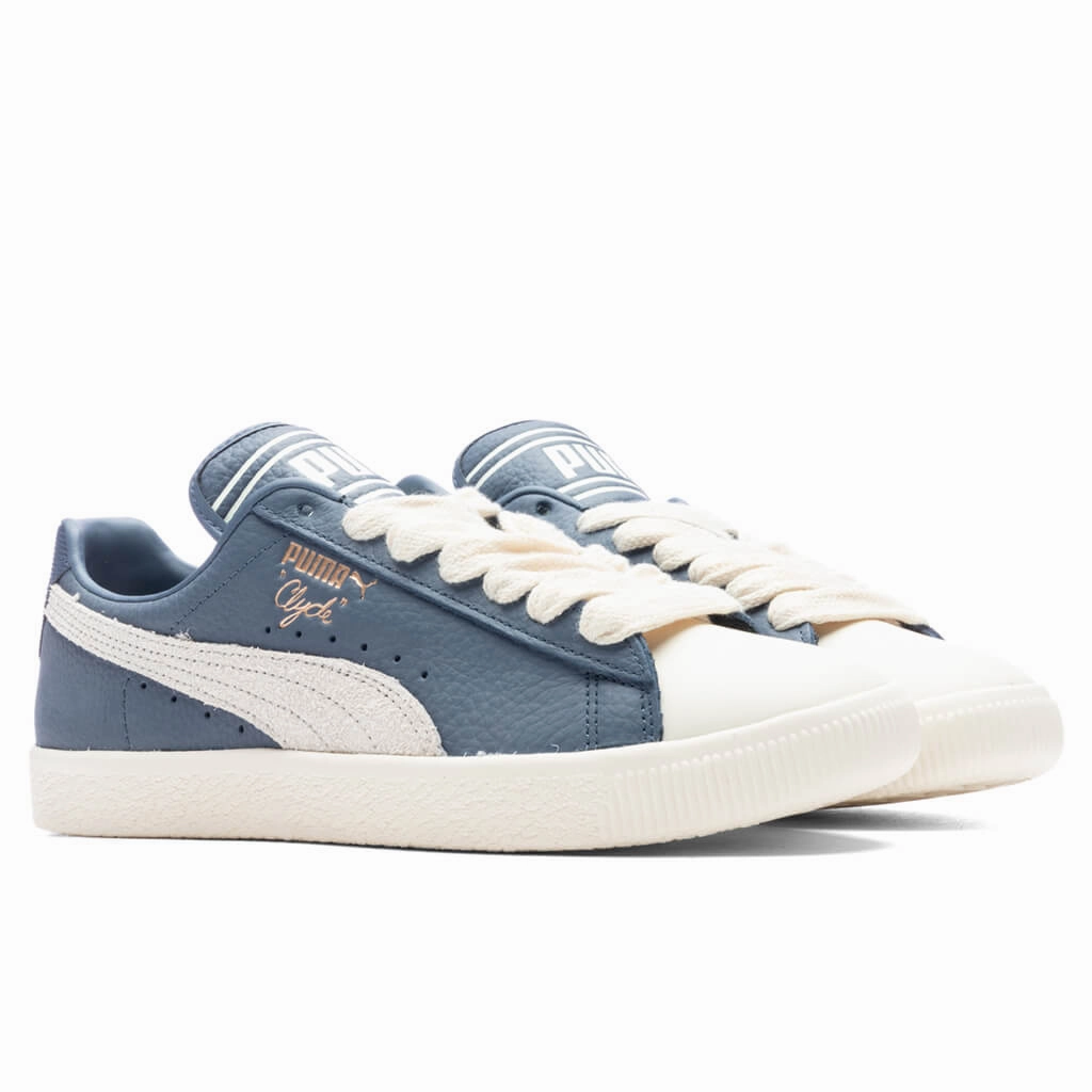 Puma x Rhuigi Clyde - Pristine/Inky Blue Puma Everyday Style Shoes