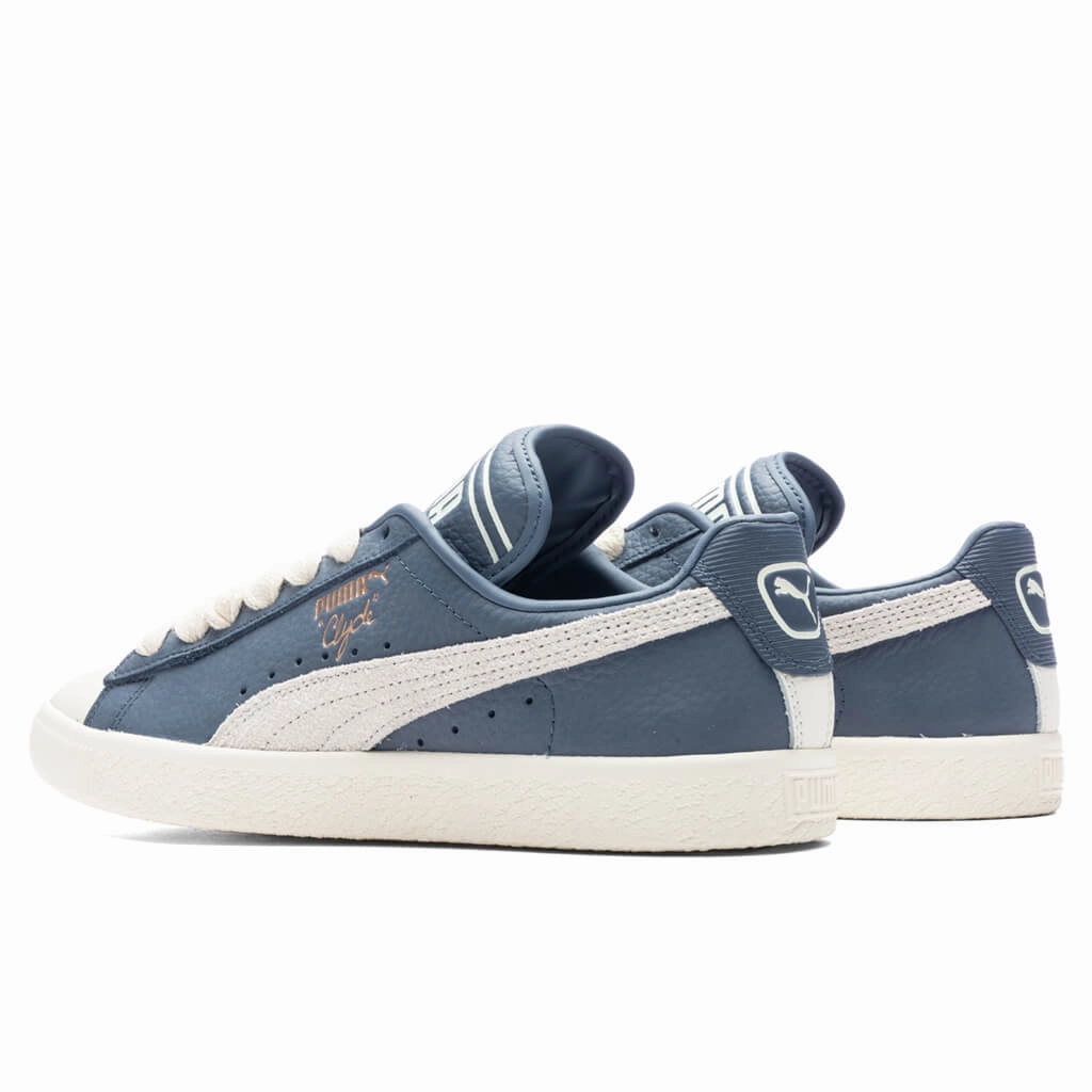 Puma x Rhuigi Clyde - Pristine/Inky Blue Puma Everyday Style Shoes