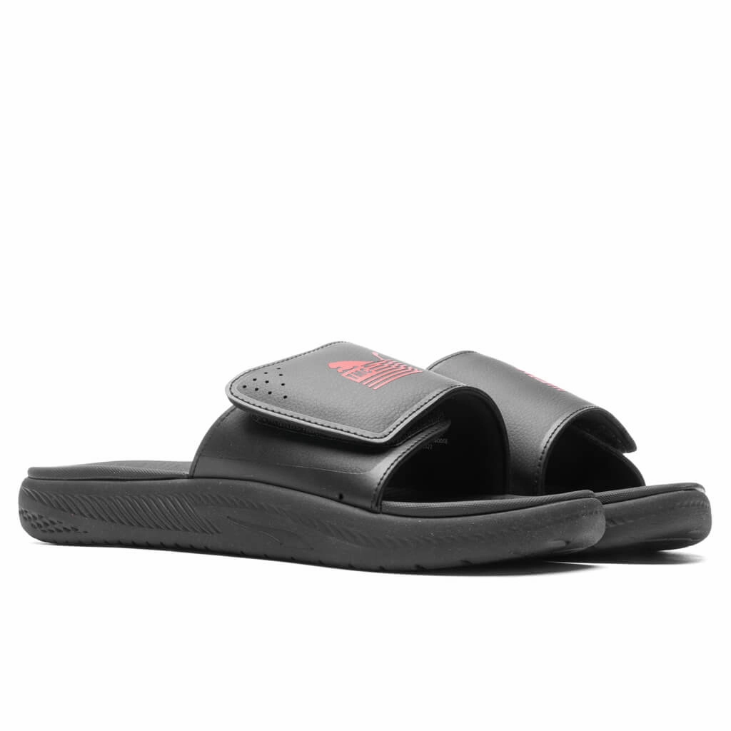 Puma x TMC SoftRide Slides - Black/High Risk Red Puma Everyday Style Shoes