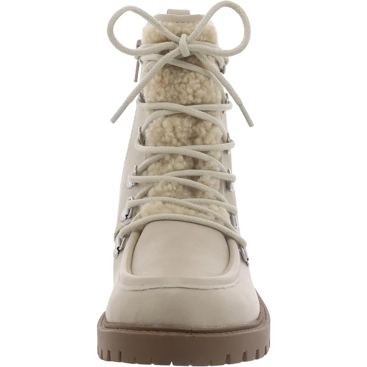 Quiinn Womens Lace Up Round Toe Booties
