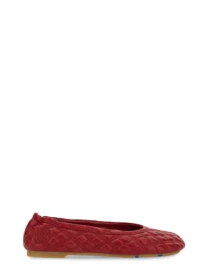 Quilted Lamb Leather Ballerina Flats