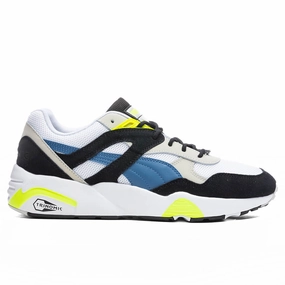 R698 Classic - White Puma shoes with suede and modern shape