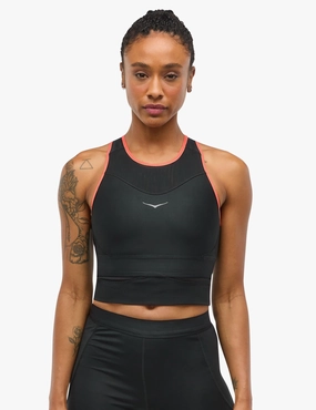 Race Day Bra - Black Hoka performance shoes for runners