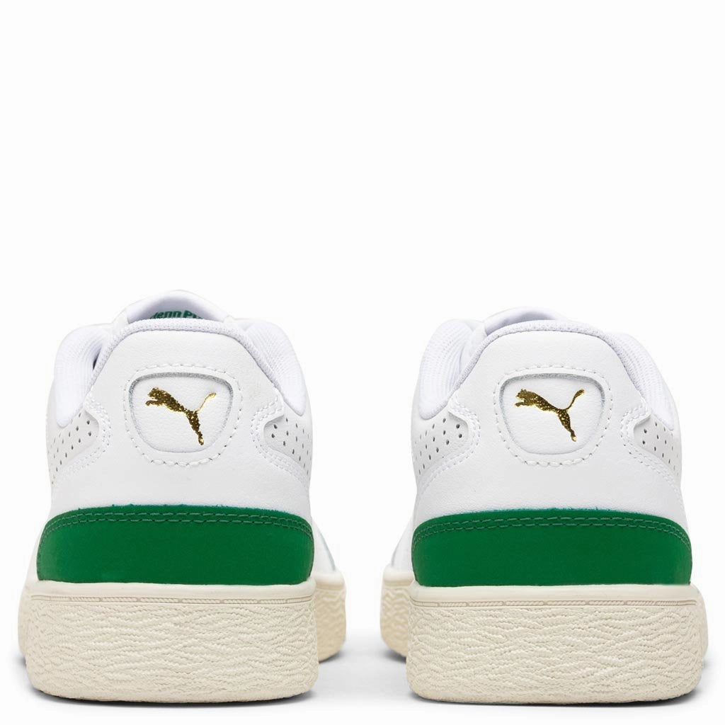 Ralph Sampson Lo Perf Soft - White/Amazon Green/Whisper White Puma Stripe Logo Trainers