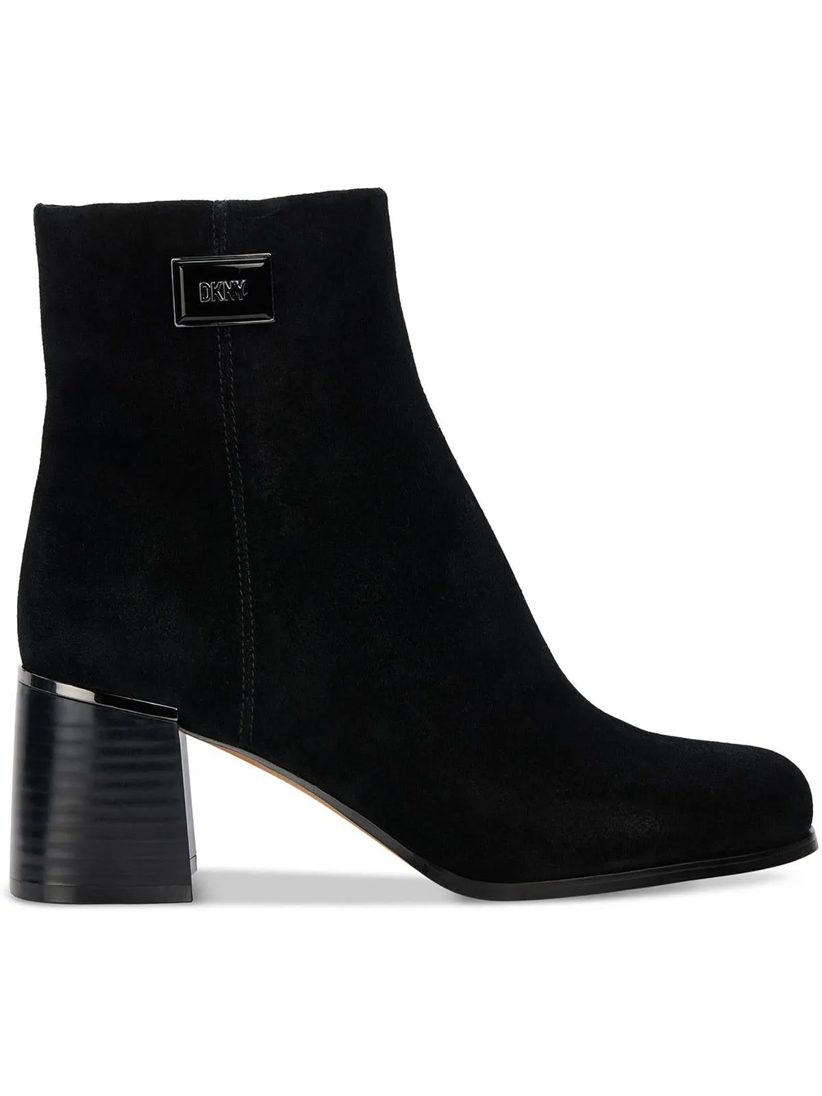 Ranya Womens Block Heel Square Toe Ankle Boots